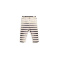 Striped Jersey Leggings Grafite