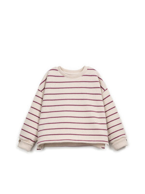 Play up Striped Jersey Sweater Amora