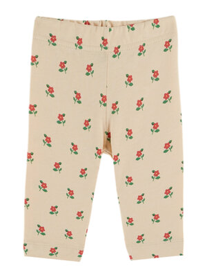 Emile & ida Printed Legging Poppy Brioche