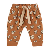 Squirel All Over Printed Jogger Pecan