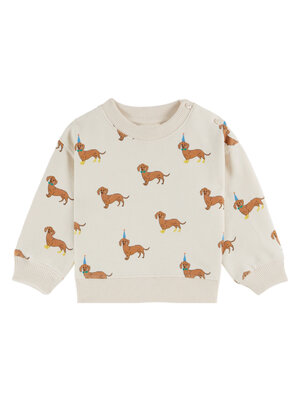 Emile & ida Dog All Over Printed Sweatshirt Dachshund