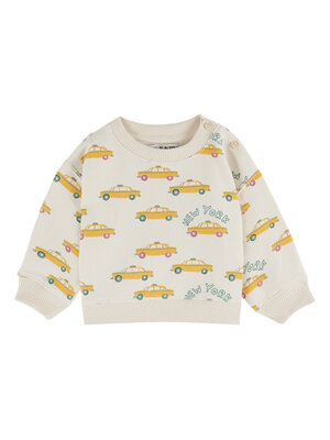 Emile & ida Taxi All Over Printed Sweatshirt Taxi