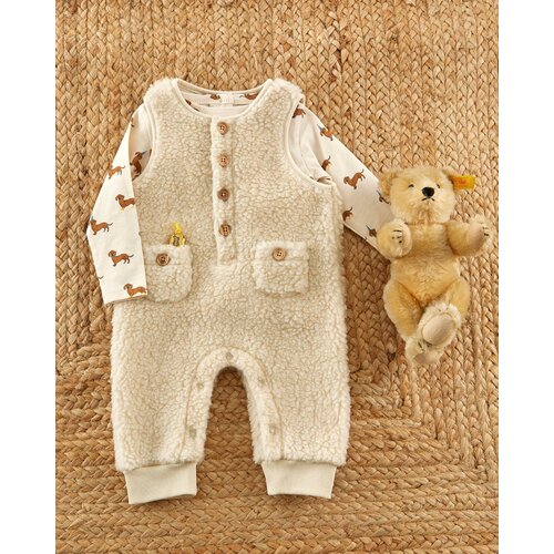 Emile & ida Sherpa Jumpsuit Ecru Emile & ida Sherpa Jumpsuit Ecru