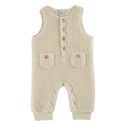 Emile & ida Wollig baby pakje ecru