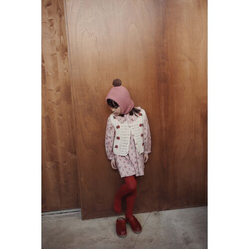 Emile & ida Bloemen jurk met lange mouw