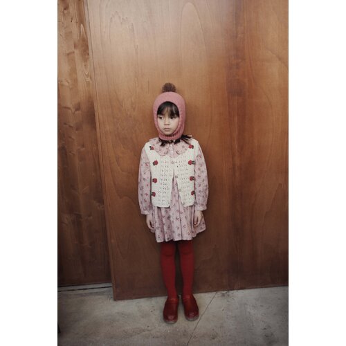 Emile & ida Bloemen jurk met lange mouw