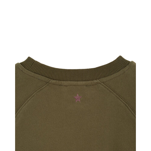 Emile & ida Groen sweatshirt met opdruk