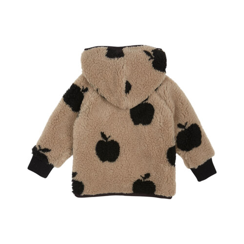 Emile & ida Bruine baby jasje met appeltjes Emile & ida Bruine baby jasje met appeltjes