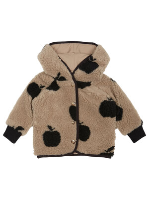 Emile & ida Fake Fur Baby Coat Pomme
