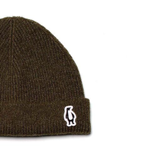 GOSOAKY Gebreide donker groene muts GOSOAKY Gebreide donker groene muts