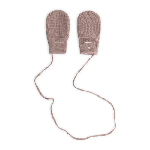 Gray label Baby Knitted Mittens Berry Gray label Baby Knitted Mittens Berry