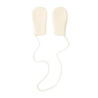 Baby Knitted Mittens Cream