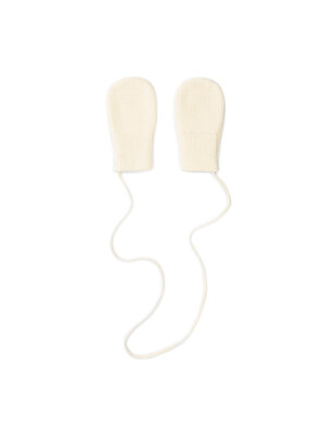 Gray label Baby Knitted Mittens Cream