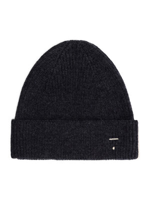 Gray label Knitted Beanie Black Melange