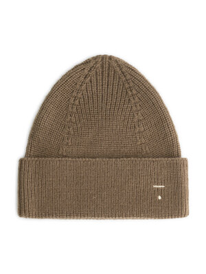 Gray label Knitted Beanie Woody