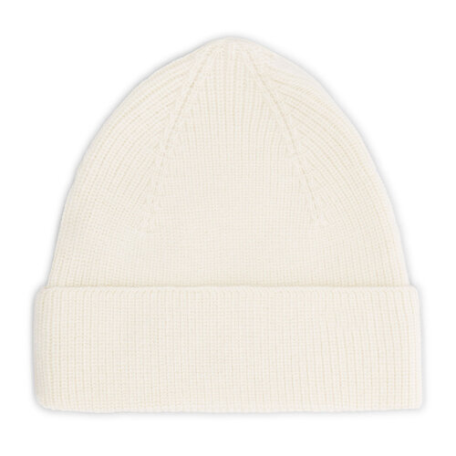 Gray label Merino wollen baby muts in ecru kleur