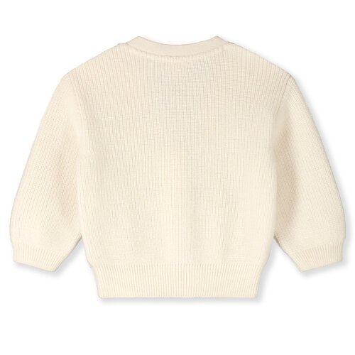 Gray label Merino wollen baby vestje in ecru kleur