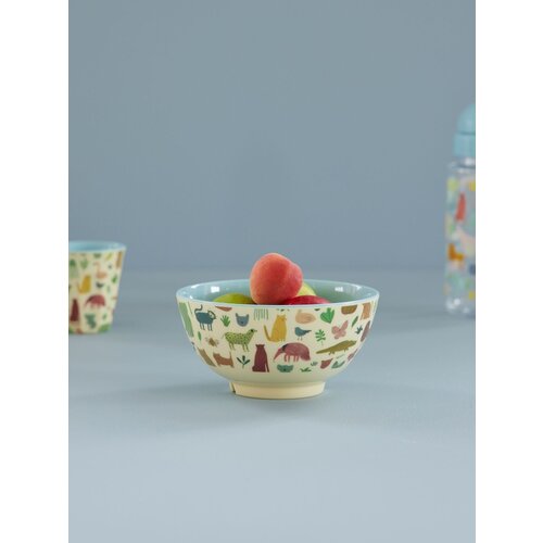 Rice Kommetje jungle blauw medium