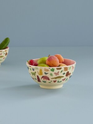 Rice Bowl Pink Sweet Jungle - Medium