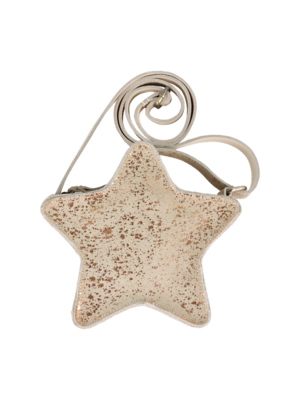 Donsje Roxlyn Shoulder Bag Star | Cream Metallic Suede
