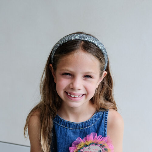 Mimi & Lula Brede glitter haarband