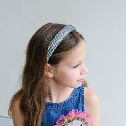 Mimi & Lula Brede glitter haarband