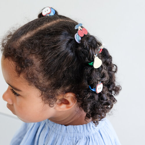 Mimi & Lula Set mini haar elastieken met fruit