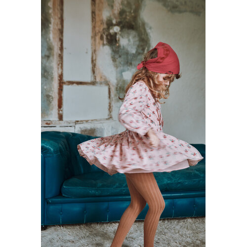 Emile & ida Bloemen jurk met lange mouw