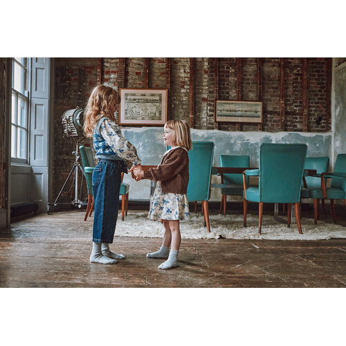 Emile & ida Bruin gebreid vest Emile & ida Bruin gebreid vest