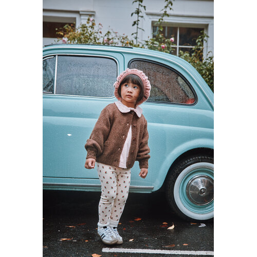 Emile & ida Bruin gebreid vest Emile & ida Bruin gebreid vest