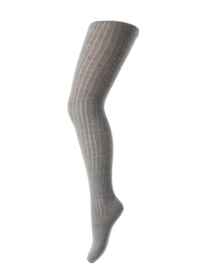 mp Denmark Cotton Rib Tights Grey Melange