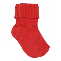 Cotton Rib Baby Socks Tomato