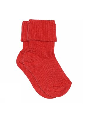 mp Denmark Cotton Rib Baby Socks Tomato