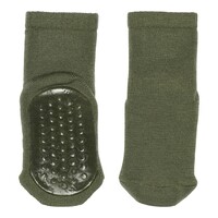 Wool Socks - Anti-Slip Olivine