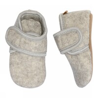 Classic Wool Slippers Beige Melange
