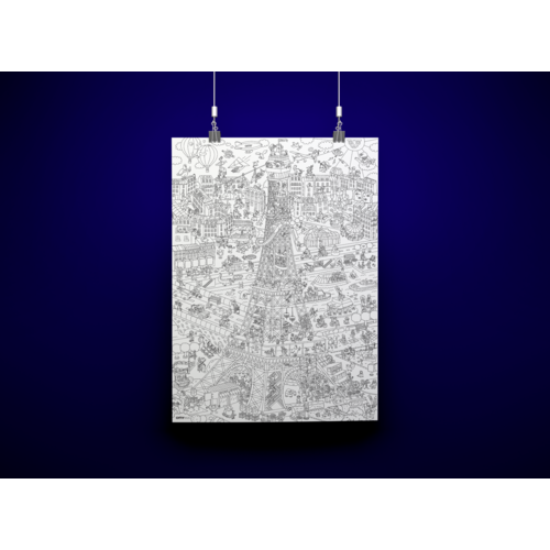 OMY Mega poster Eiffeltoren