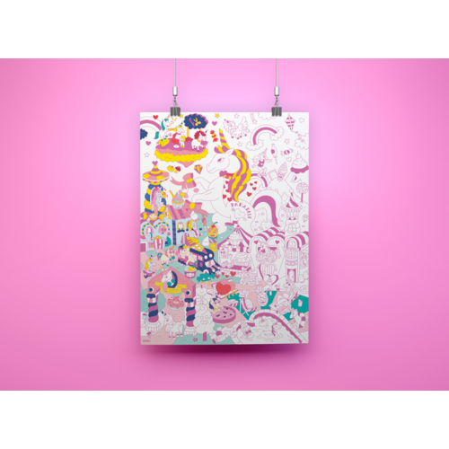 OMY Mega poster Unicorn