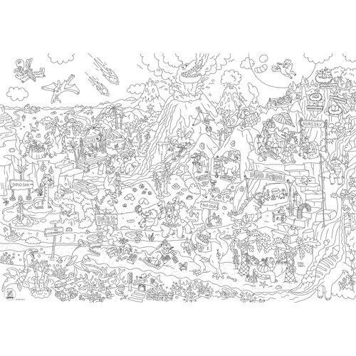 OMY Mega poster Dino's