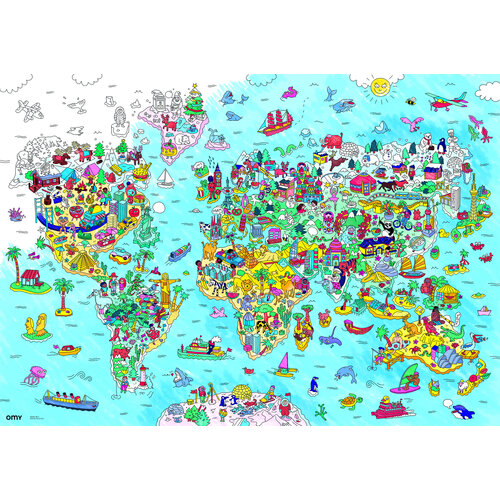 OMY Mega poster Atlas OMY Mega poster Atlas