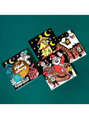 OMY Velvet Coloring - Ho Ho Ho