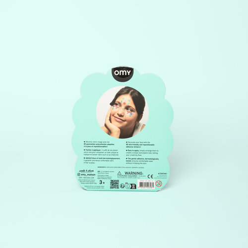 OMY Face stickers flower OMY Face stickers flower