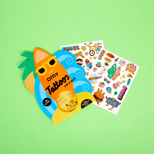 OMY Surf & Skate tattoos