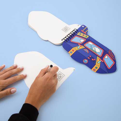 OMY Activiteiten boekje met stickers Vliegtuig