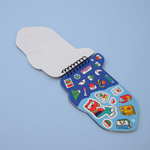 OMY Activiteiten boekje met stickers Vliegtuig