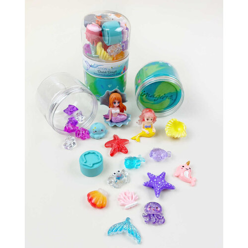 Invitation to Imagine Klei speelkit in zeemeerminnen thema Invitation to Imagine Klei speelkit in zeemeerminnen thema