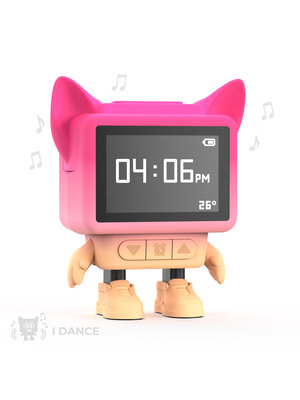 MOB Dancing Clock Pink MOB Dancing Clock Pink