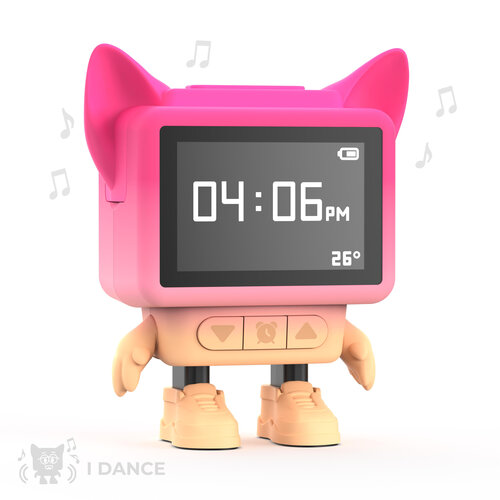 MOB Dancing Clock Pink MOB Dancing Clock Pink
