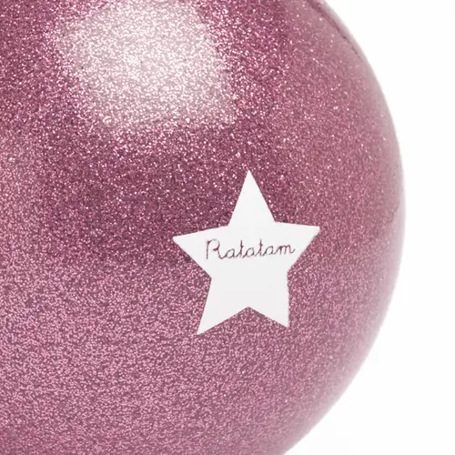 Ratatam Roze glitterbal 10cm