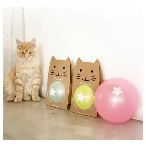 Ratatam Gele glitter bal 22cm