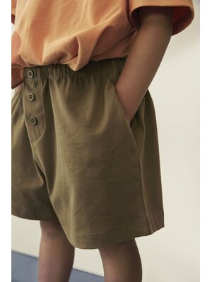 Gray label Button Shorts | Woody Gray label Button Shorts | Woody